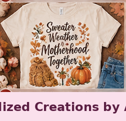 Sweater Weather & Motherhood Together — Personalized Creations by Angela™