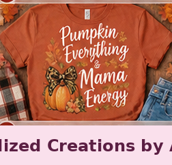 Pumpkin Everything & Mama Energy — Personalized Creations by Angela™